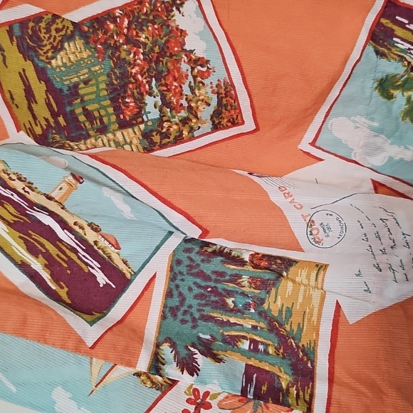 Eddie Bauer Postcard Print Skirt Size 8 - Picture 3 of 9